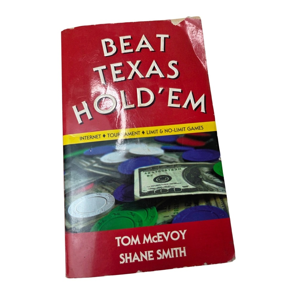 Beat Texas Hold'em Poker Book Tom McEvoy Shane Smith Cardoza Publishing Strategy